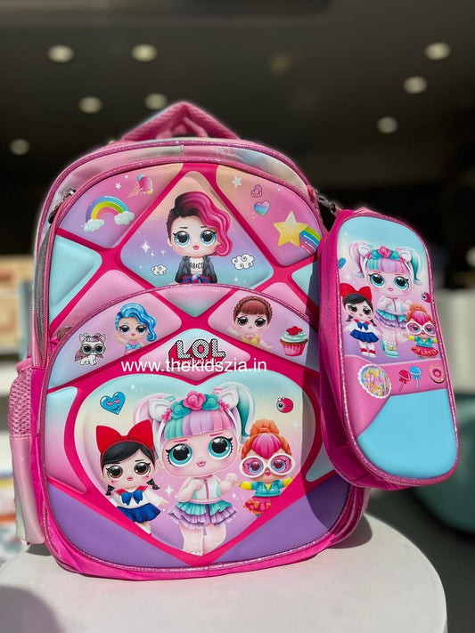 16 inches Lol Backpack with Pouch