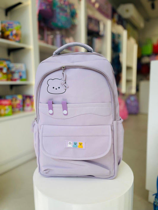 Teddy Purple 19 inches Bag