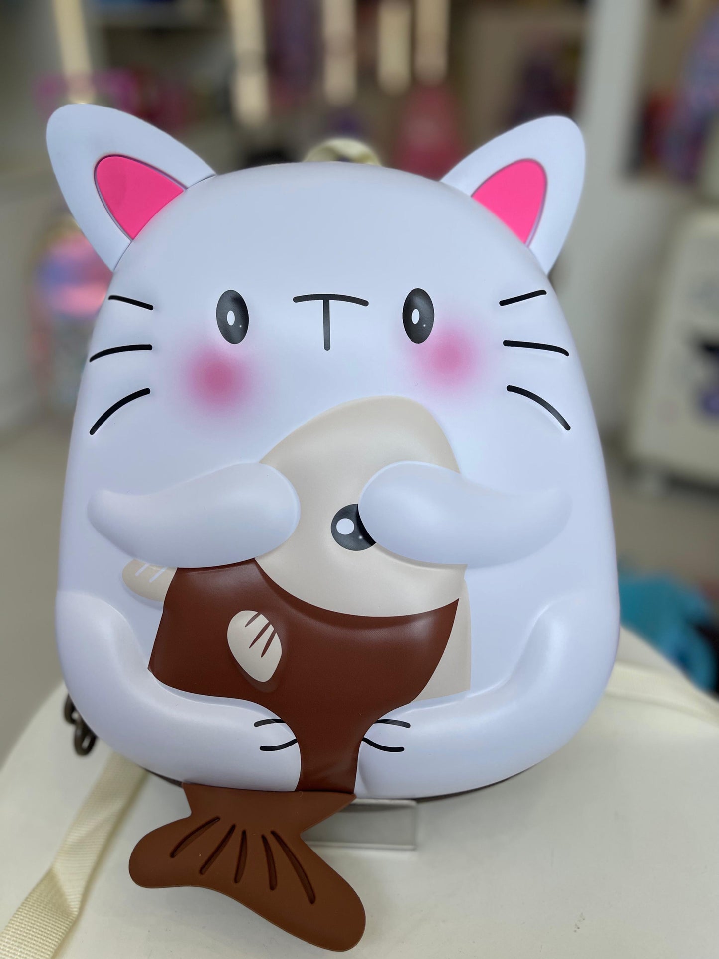 White Cat Backpack
