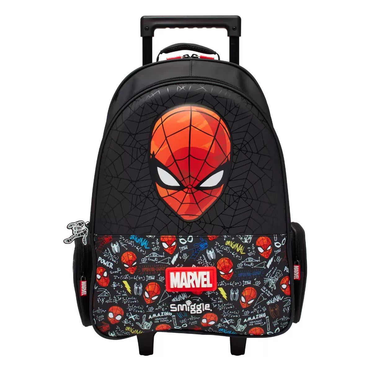 Spiderman Original Smiggle Large Trolley Backpack