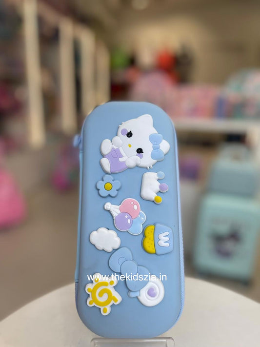 Premium Blue Crocs Pencil Pouch