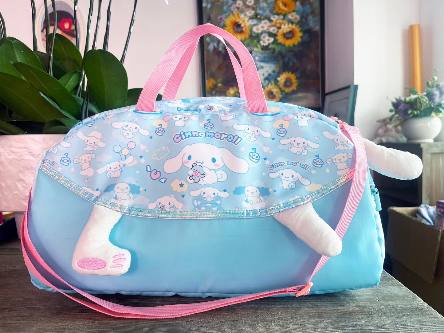 Blue Large Duffle Bag