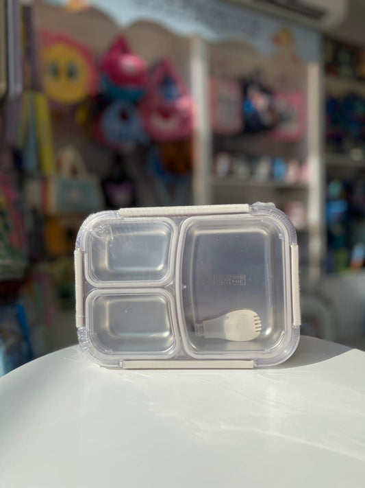White Leakproof Lunch box