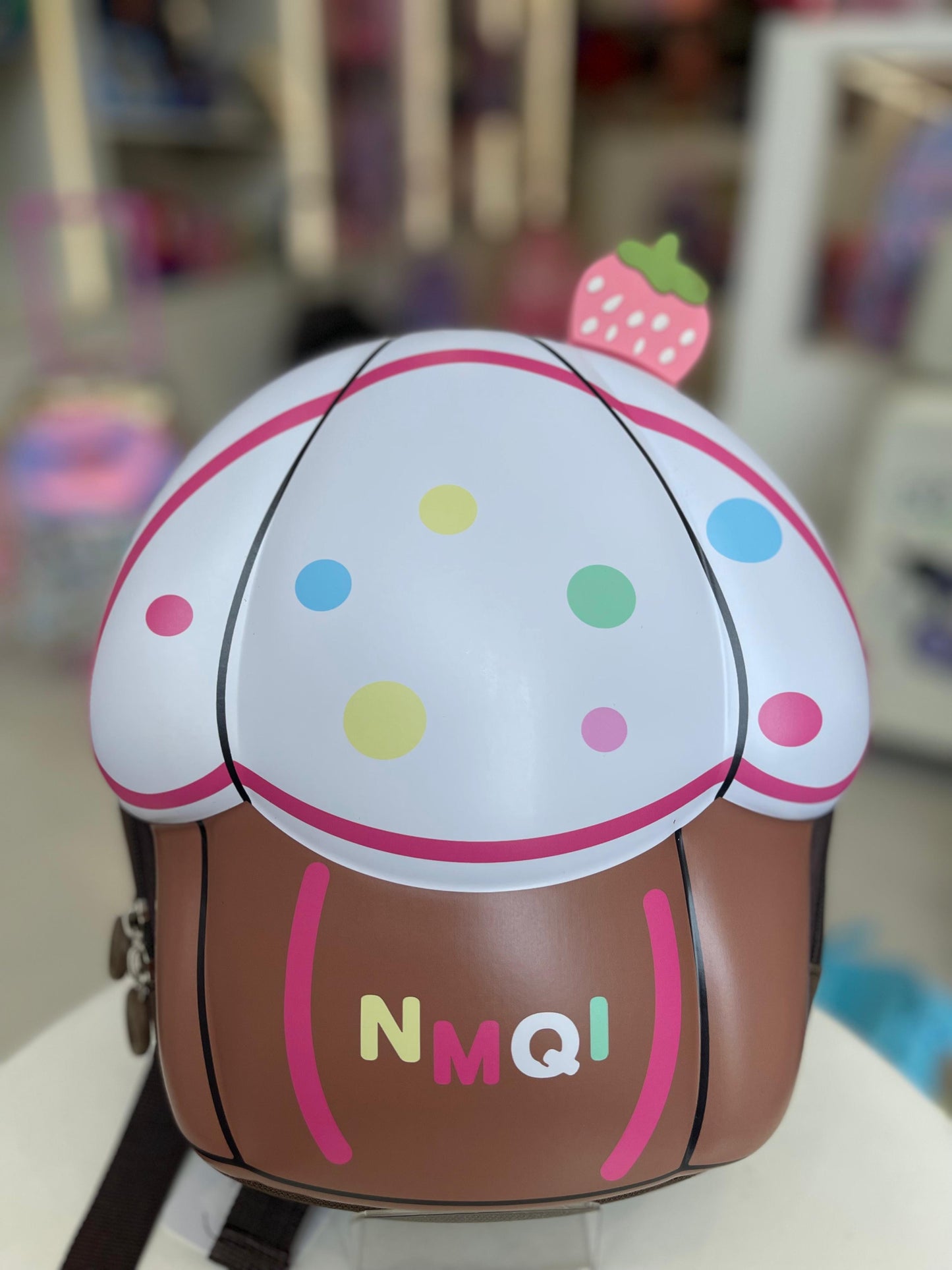 Brown Ice cream Backpack