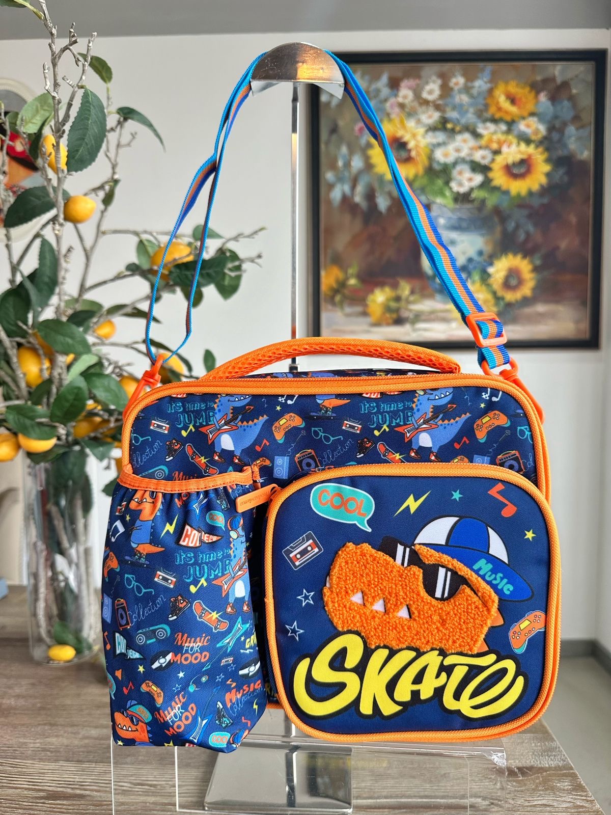 Dino Insulated Lunch Bag