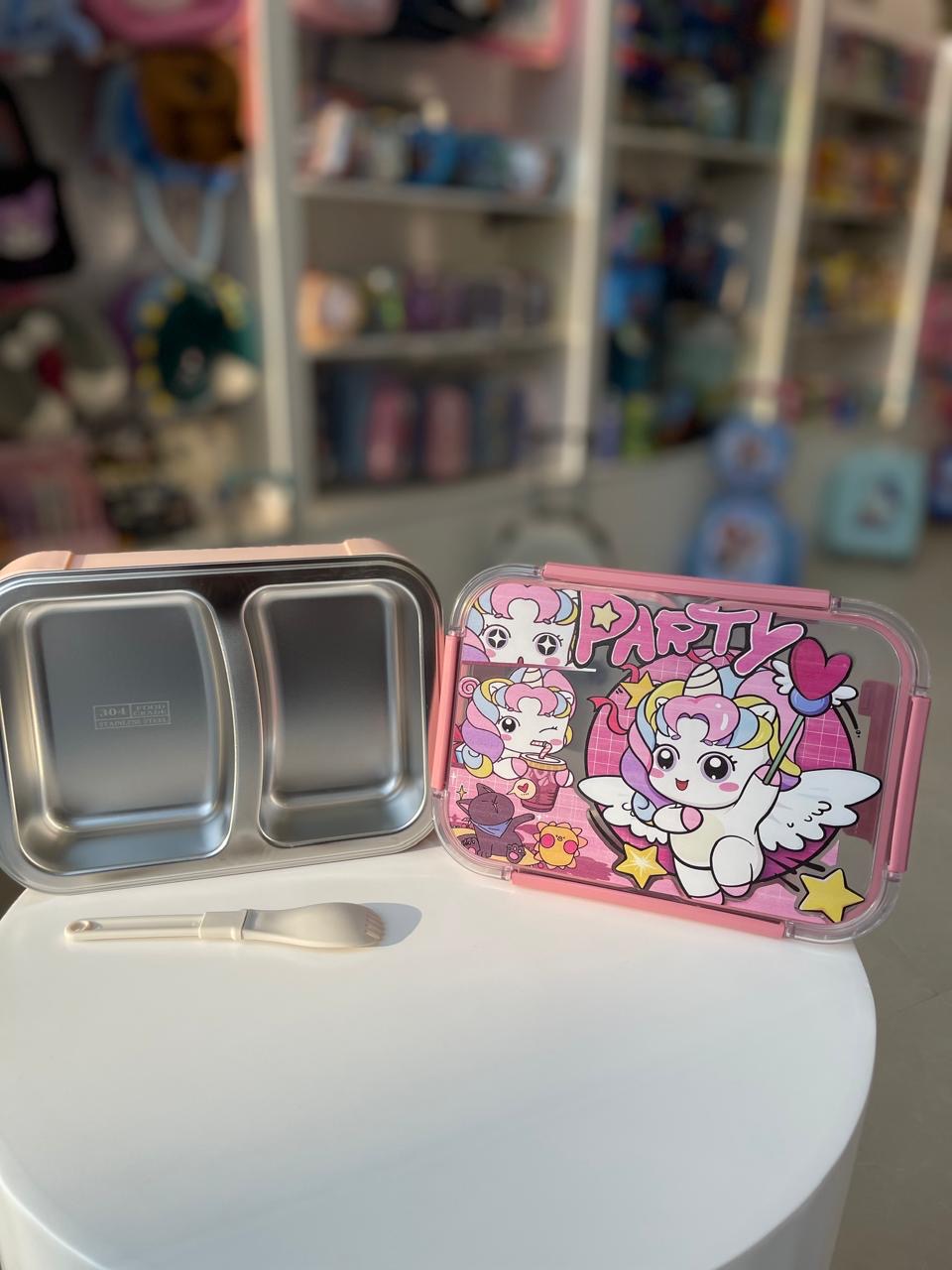 Unicorn 2 grid Leakproof Lunch box