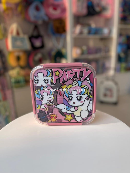 Unicorn 3 grid Leakproof Lunch box