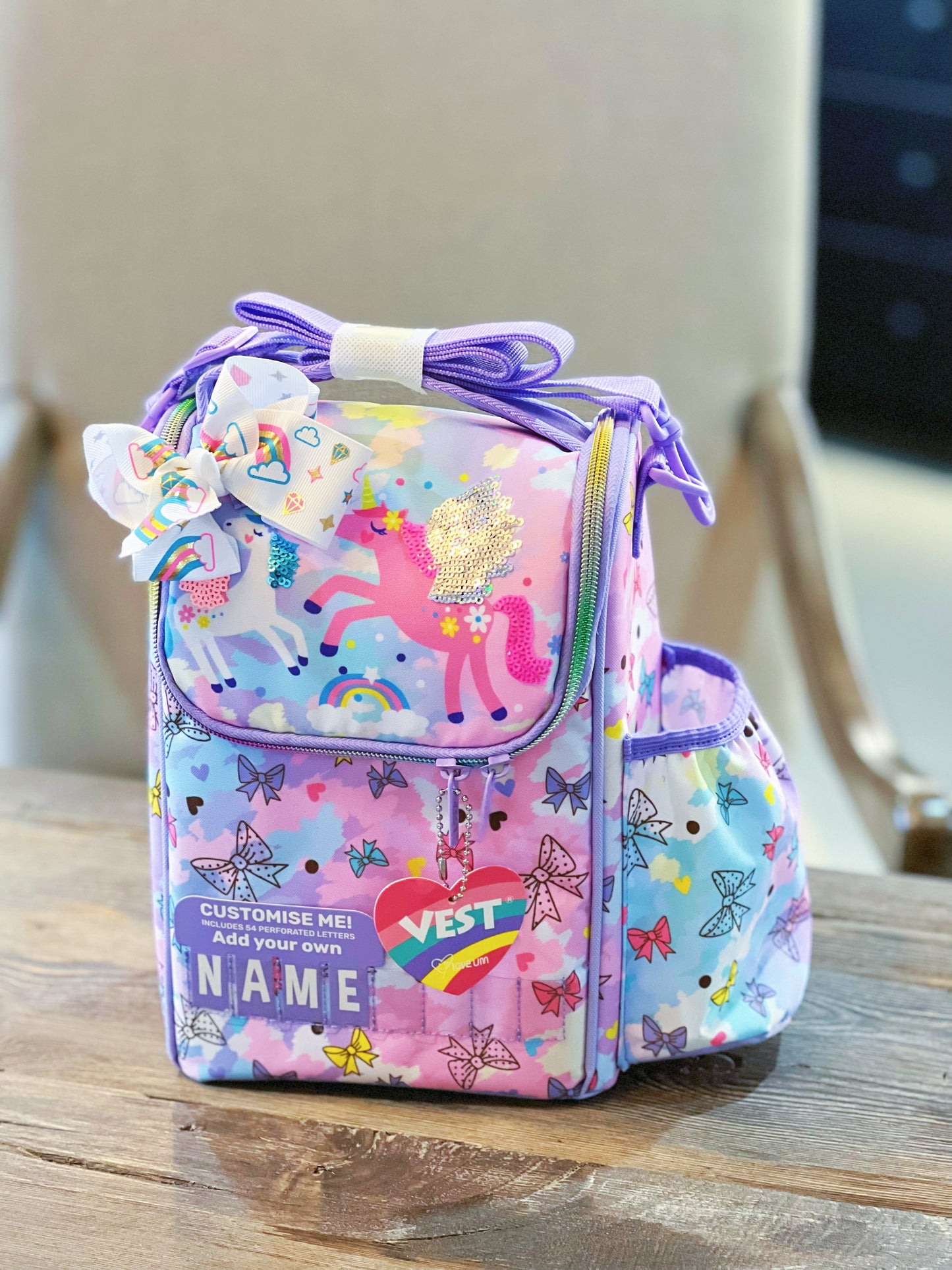 Purple Unicorn Lunch Bag