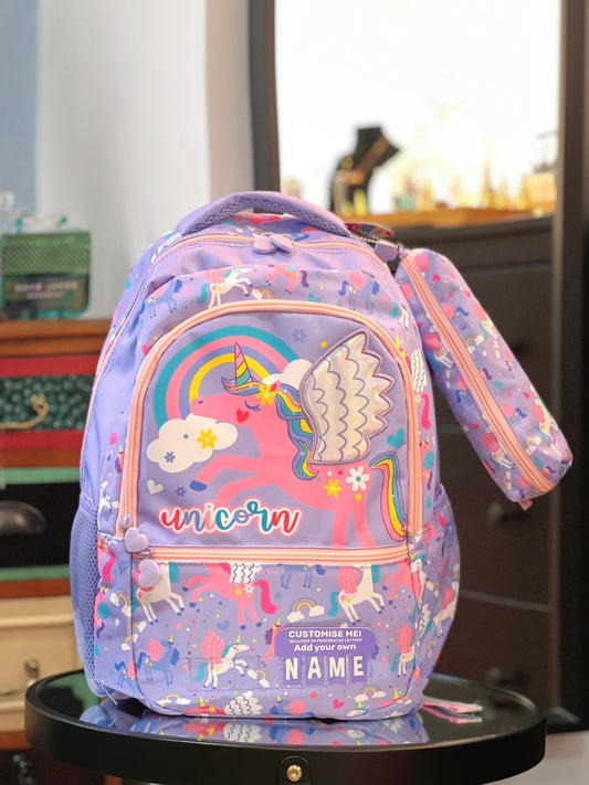 Large Unicorn School Bag