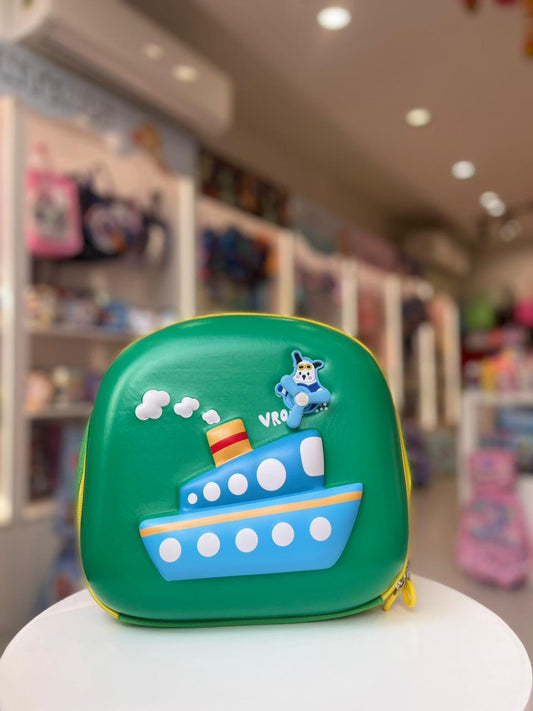 Green Ship Picnic Bag