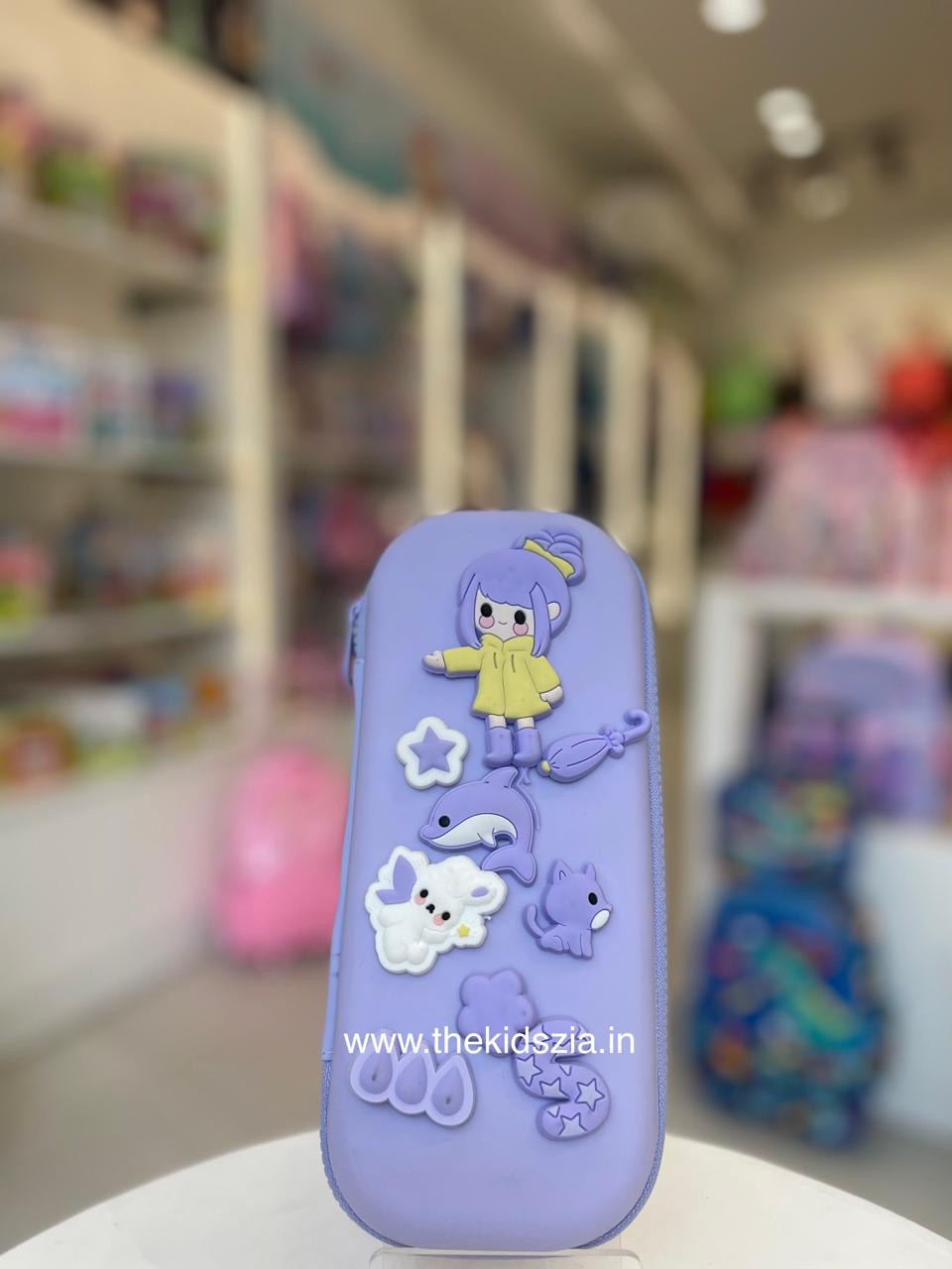 Premium Purple Crocs Pencil Pouch