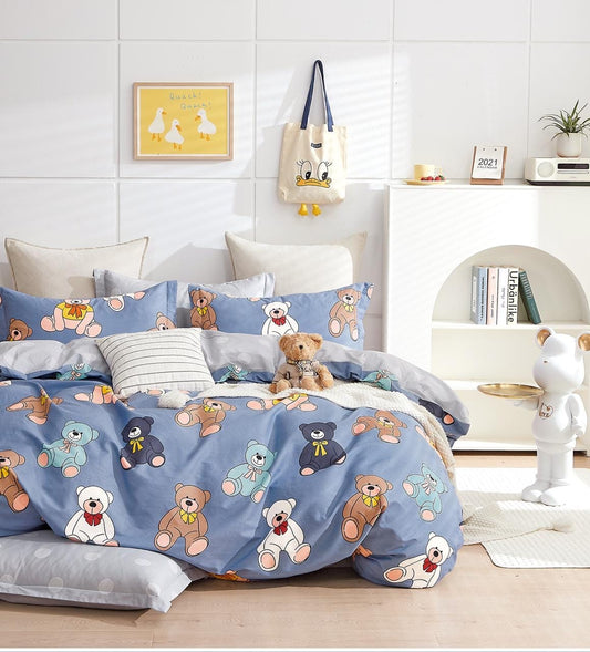 Little Bear Cotton Bedsheet