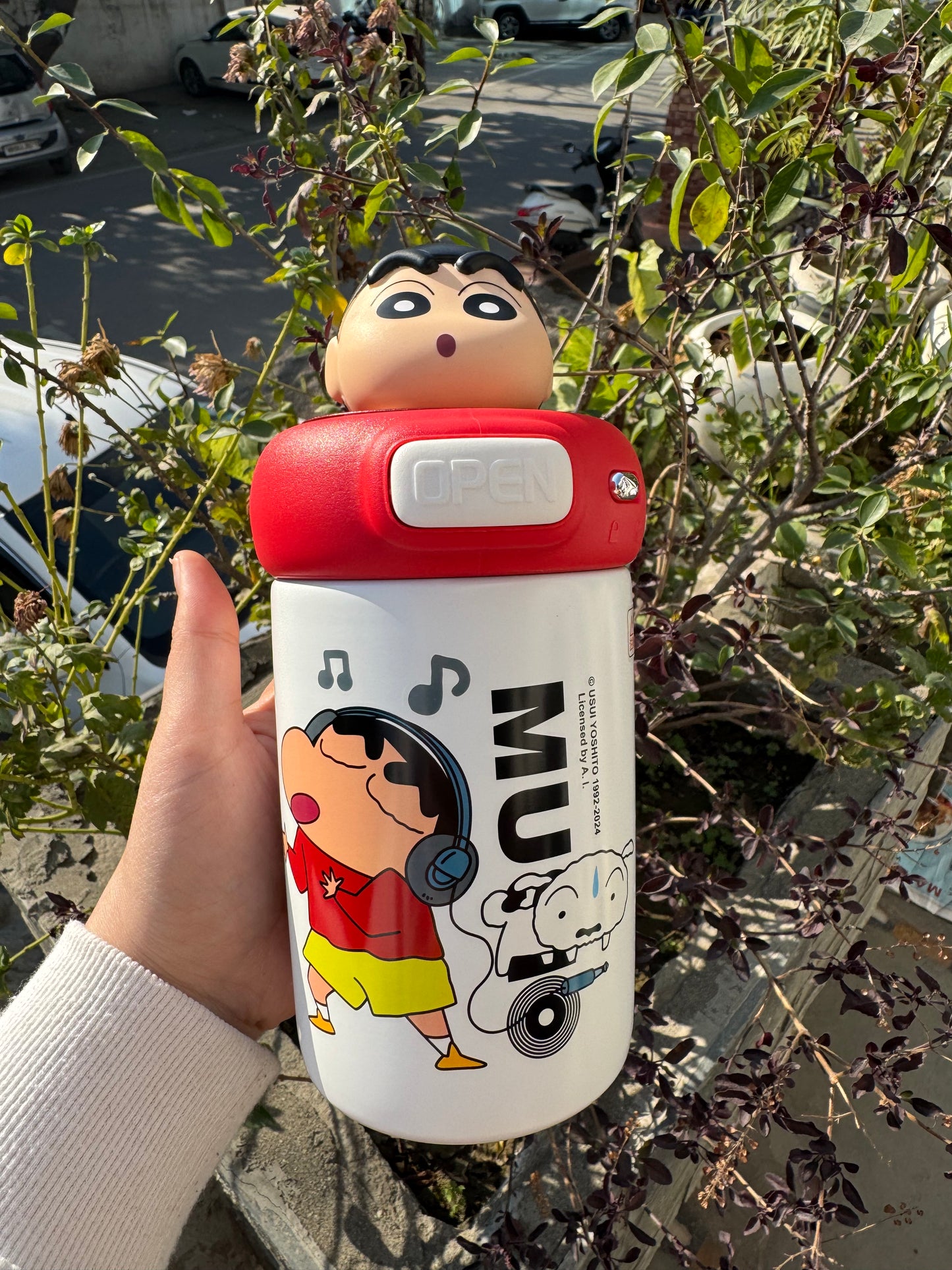 Premium Shinchan Sipper(Red)