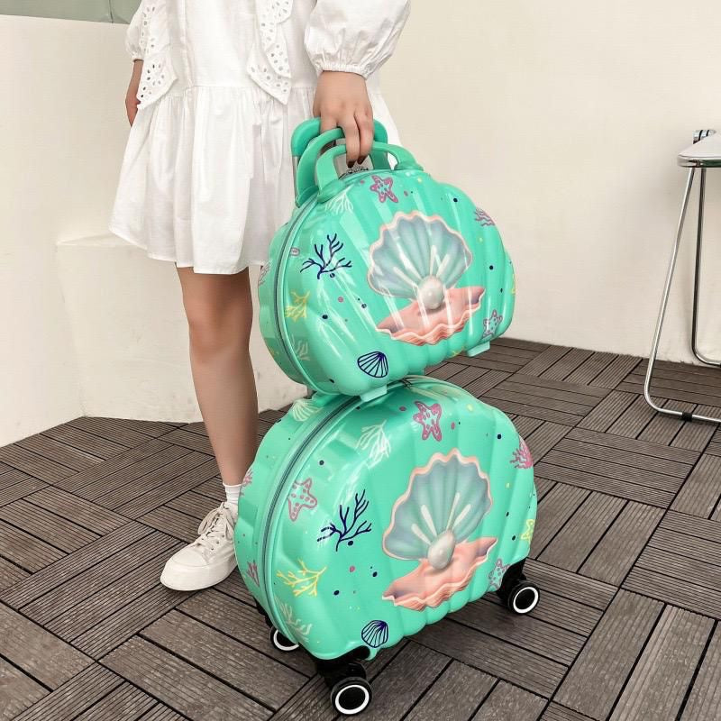 Mermaid Sea shell Trolley Bag Combo