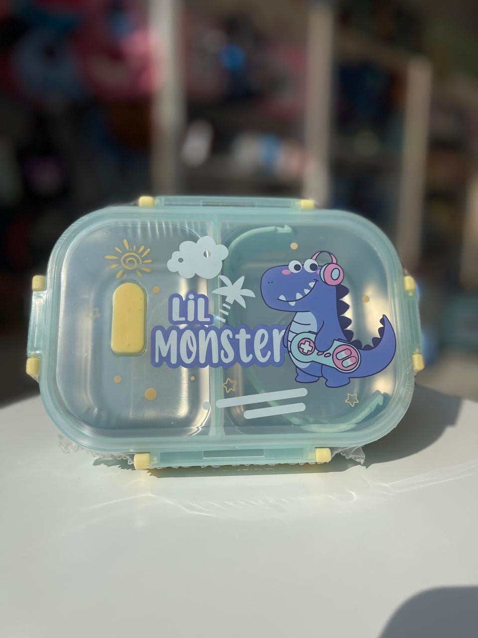 Little Monster 2 Grid Lunch Box