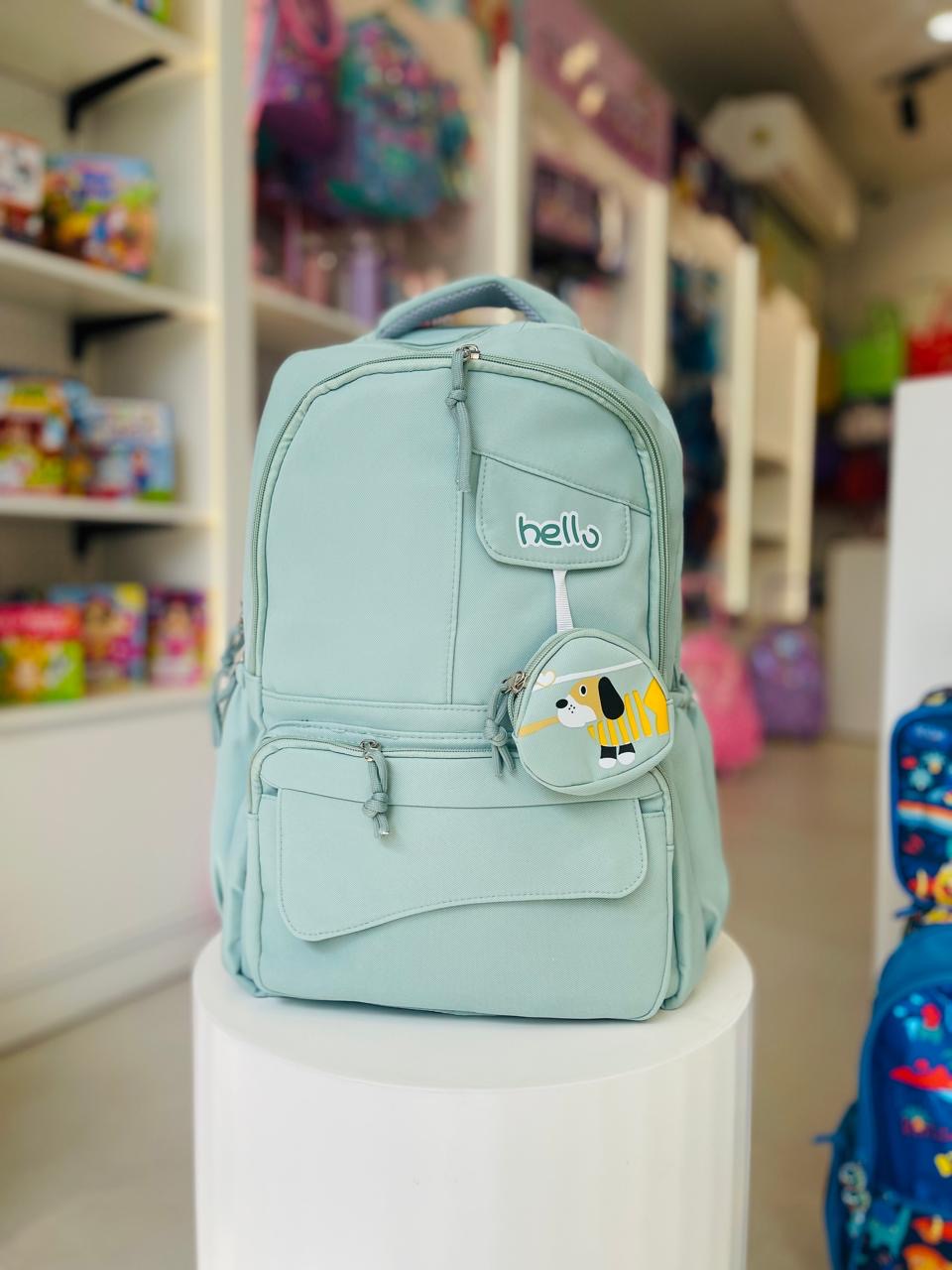 Hello Green 19 inches Bag