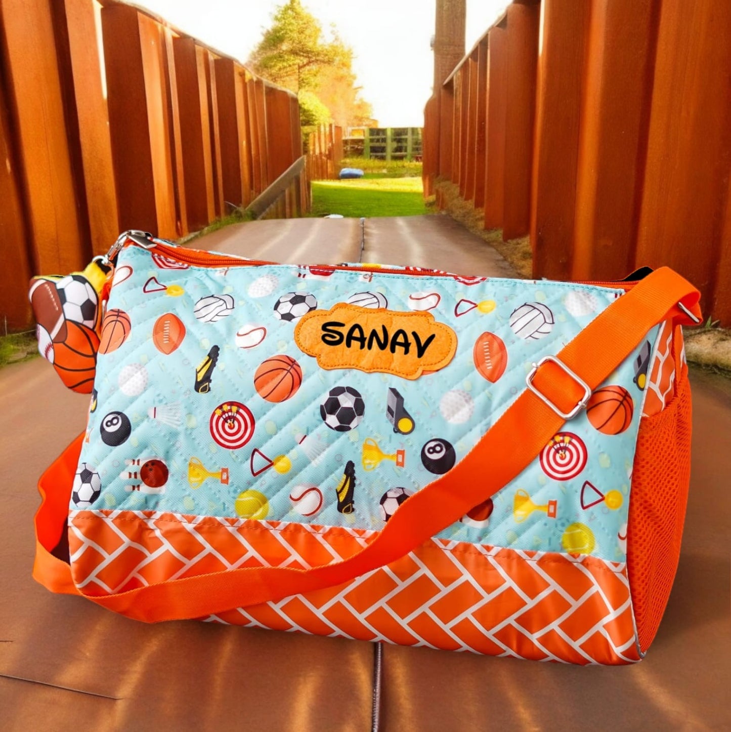 Football Triangle Duffle Bag