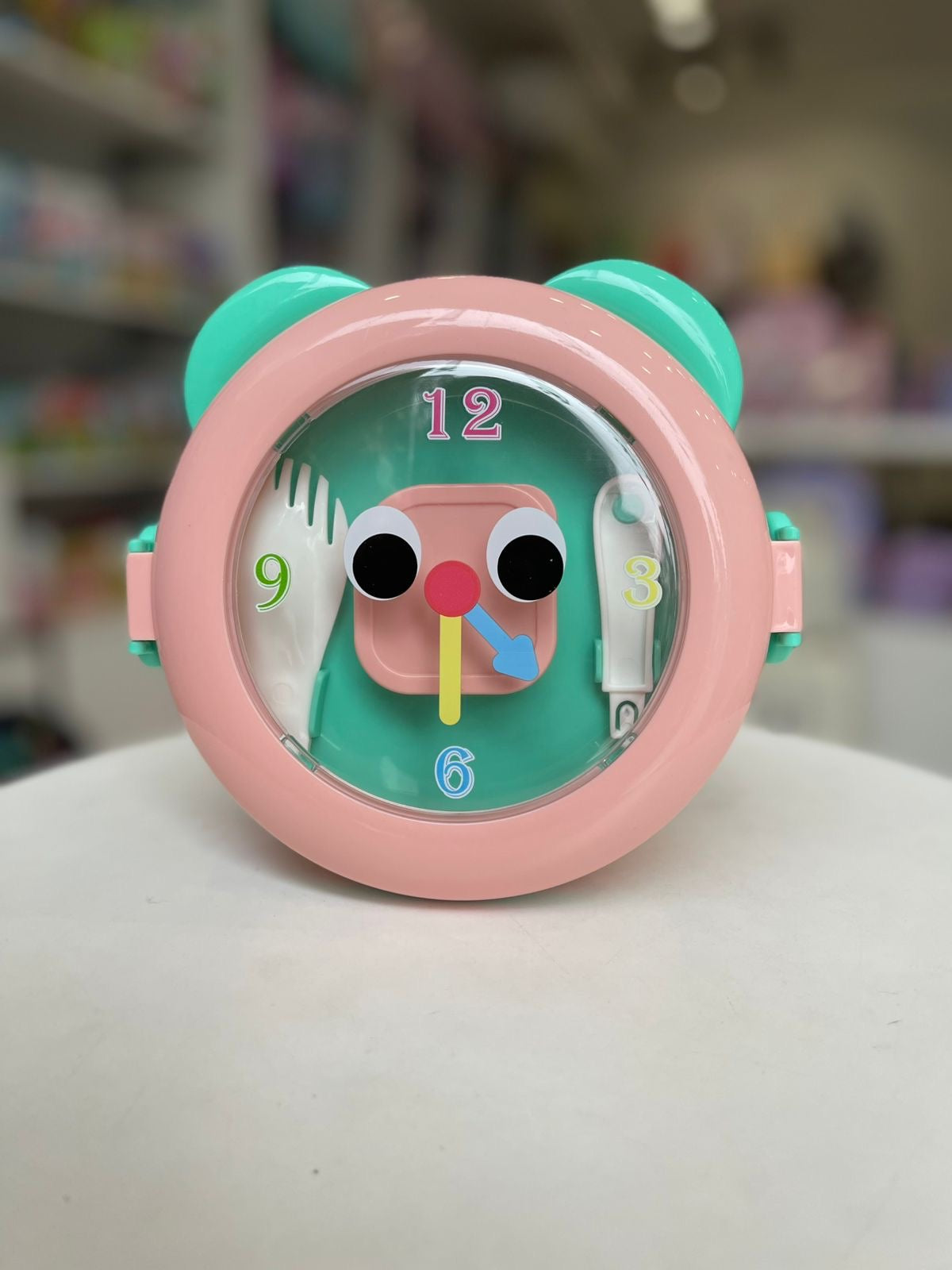 Clock 3 grid Lunch Box with small box