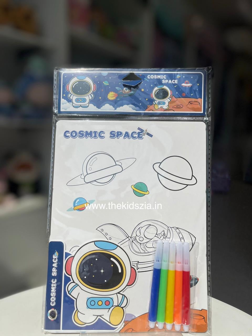 Colouring Book with sketch pens