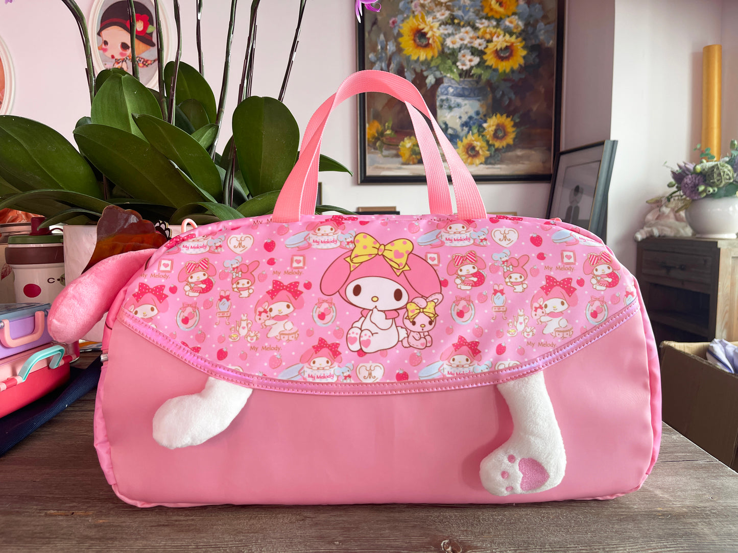 Pink Large Duffle Bag