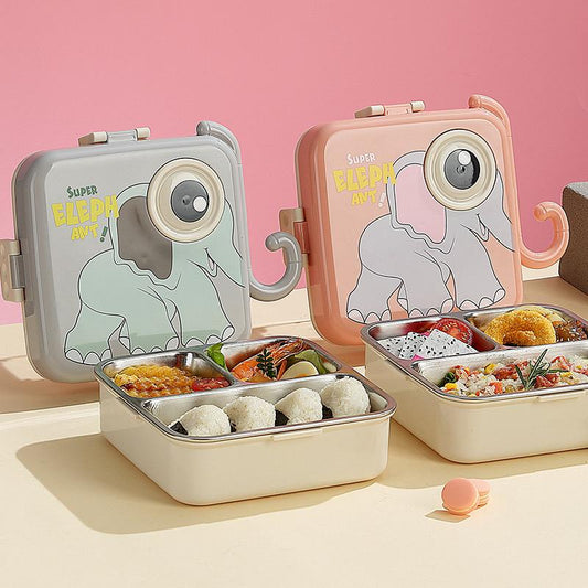 Double Layer Elephant Lunch Box