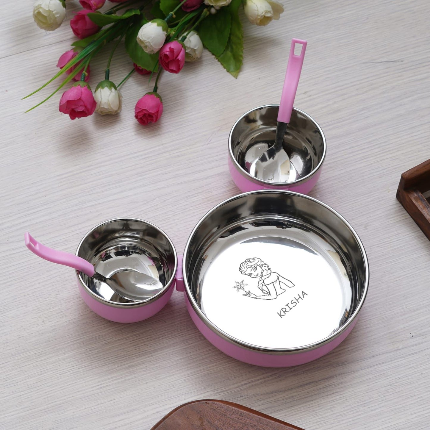 Detachable Steel Bowl Set